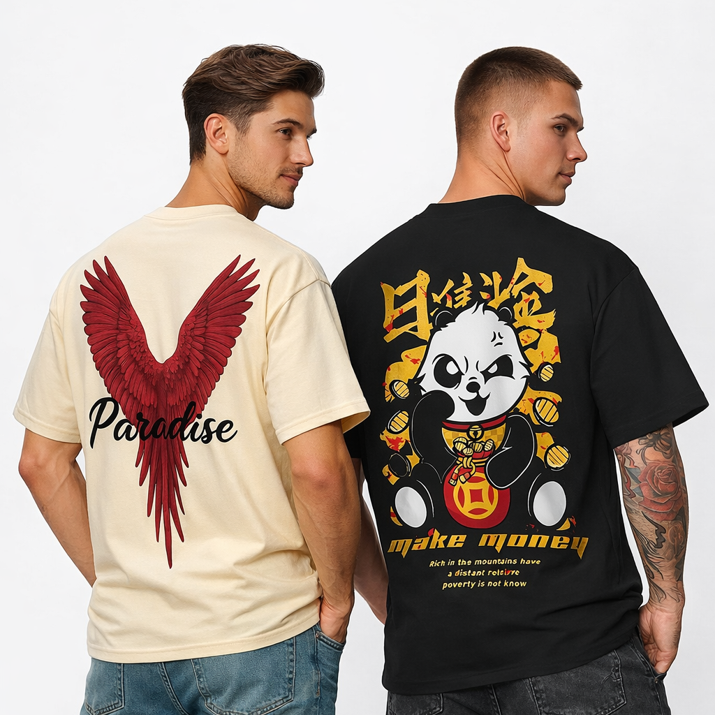 Pack of 2 T-Shirts Combo for Men at Rs 499 | MavinClub – Crazybee