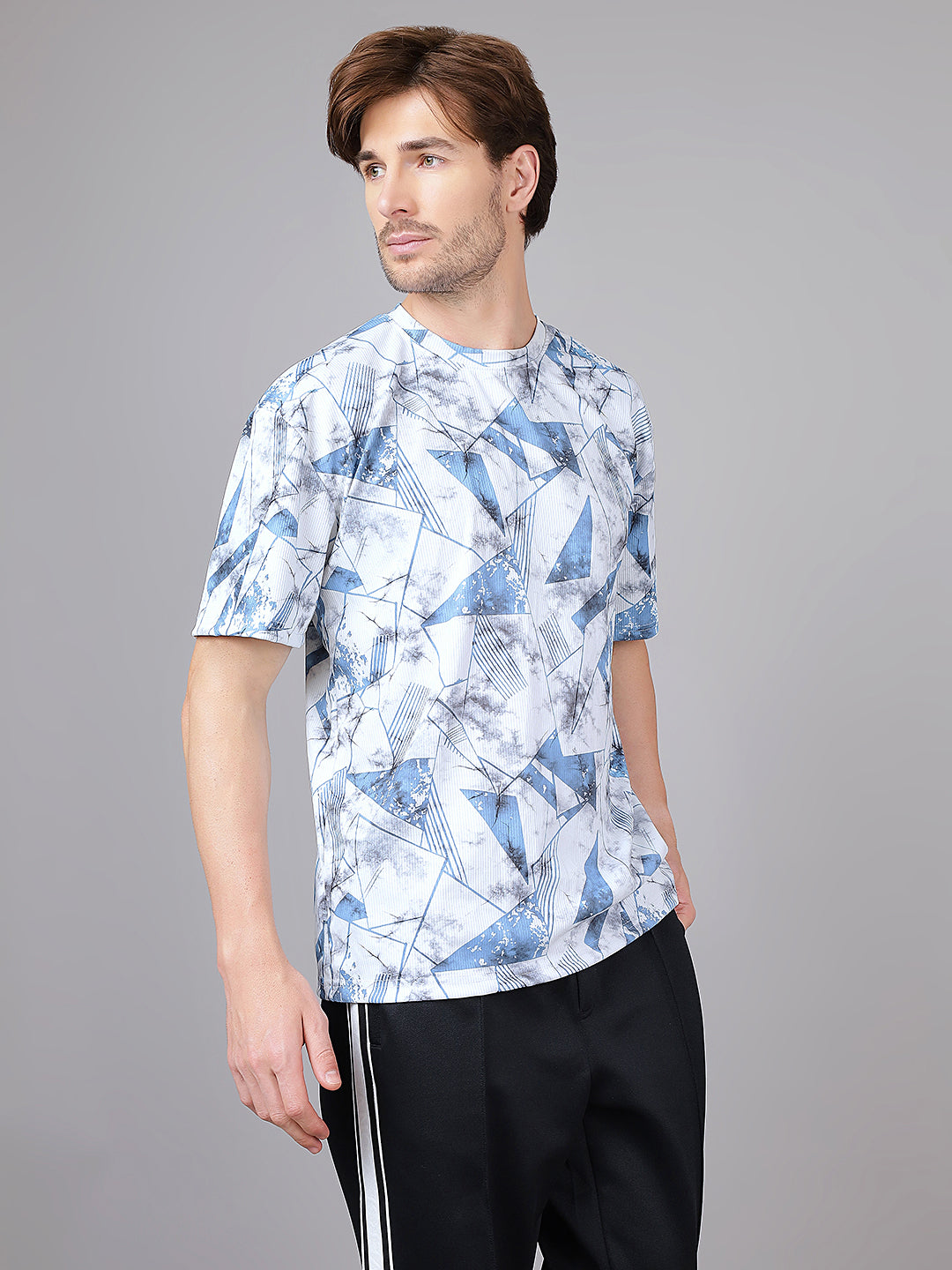 Blue t-shirt for men - MavinClub Crazybee