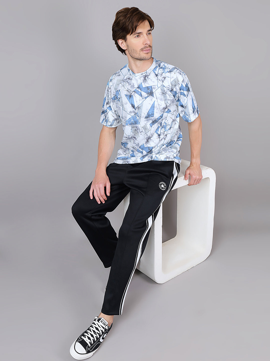 Blue t-shirt for men - MavinClub Crazybee