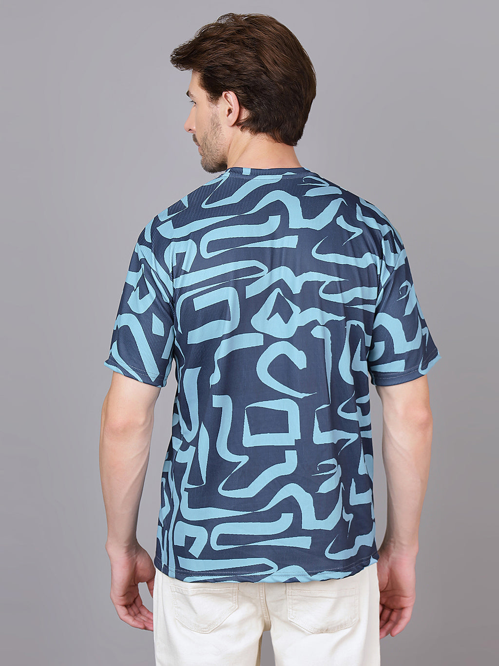Grey, Navy t-shirt for men - MavinClub Crazybee
