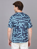 Grey, Navy t-shirt for men - MavinClub Crazybee
