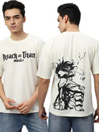 White backprint t-shirt for men - MavinClub