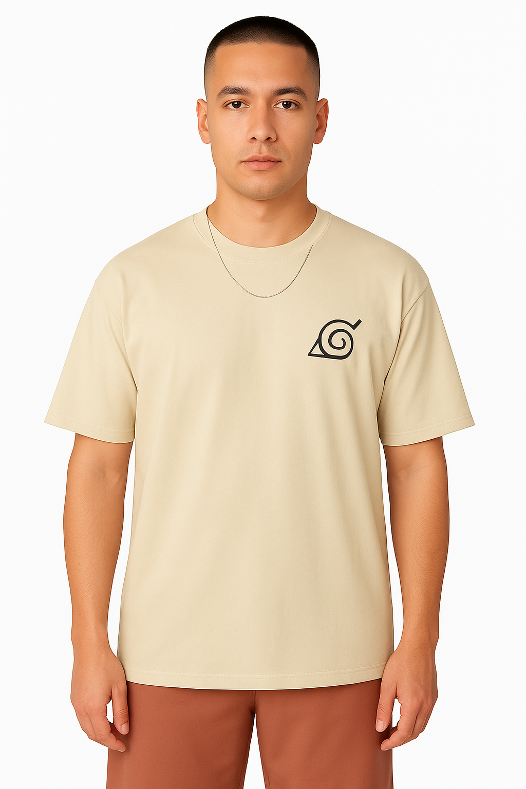 Off White, White backprint t-shirt for men - Sasuke - MavinClub