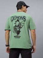 backprint t-shirt for men - MavinClub
