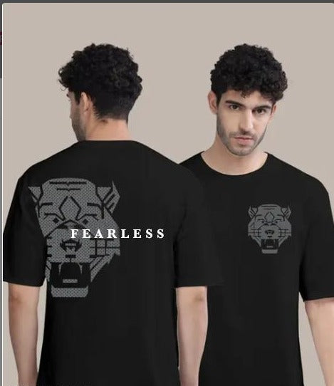 Oversized black t-shirt for men - MavinClub