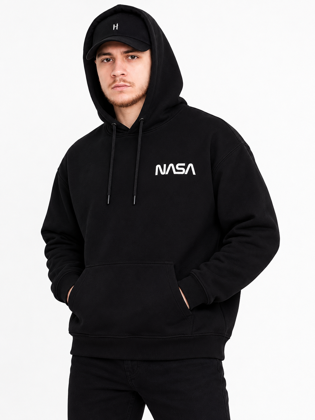 CRAZYBEE || Hoodie-Blue Nasa
