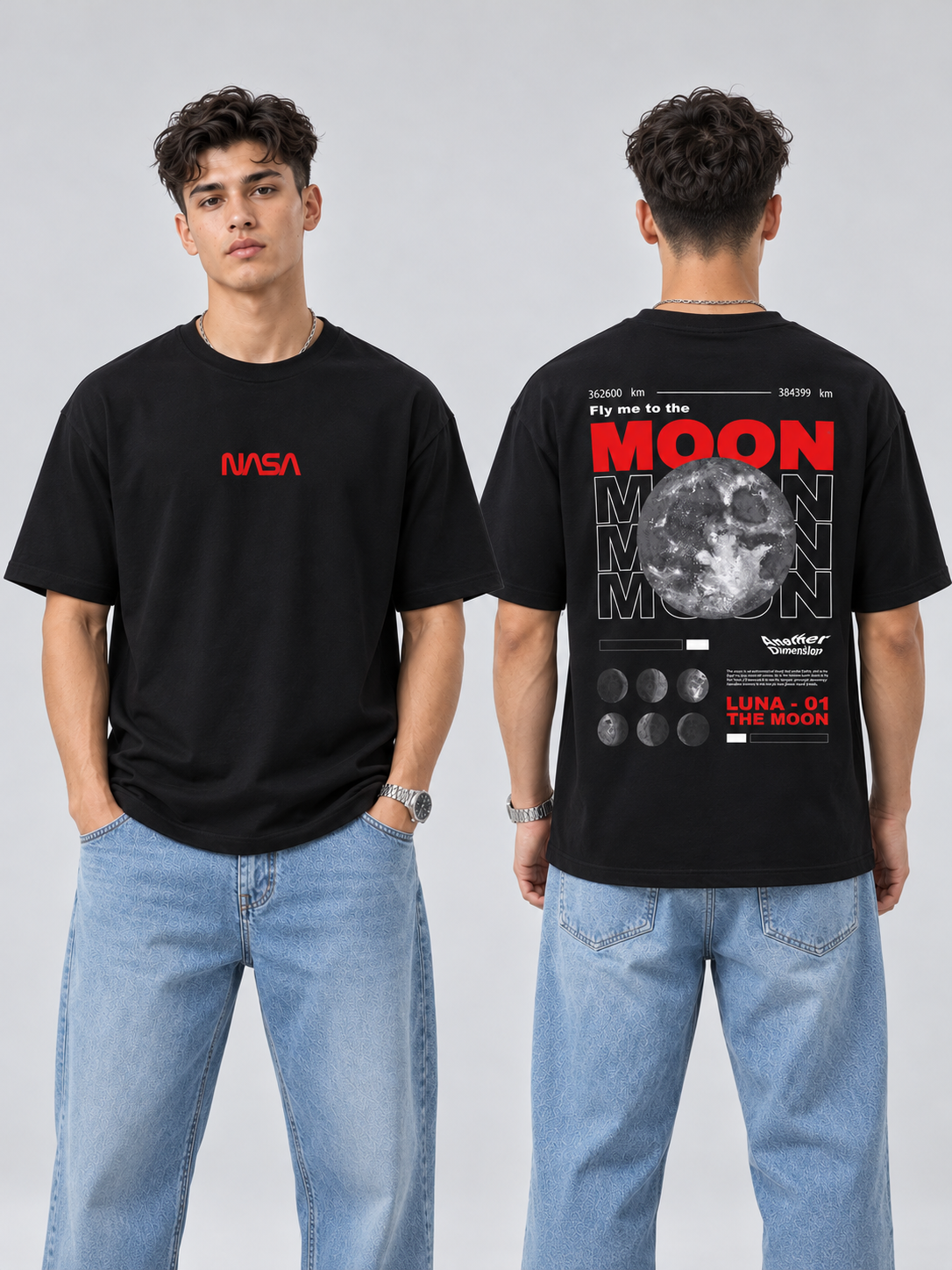 CRAZYBEE || PO2 - White Panda + Moon Nasa