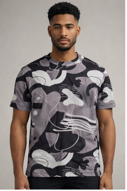 Grey t-shirt for men - MavinClub Crazybee