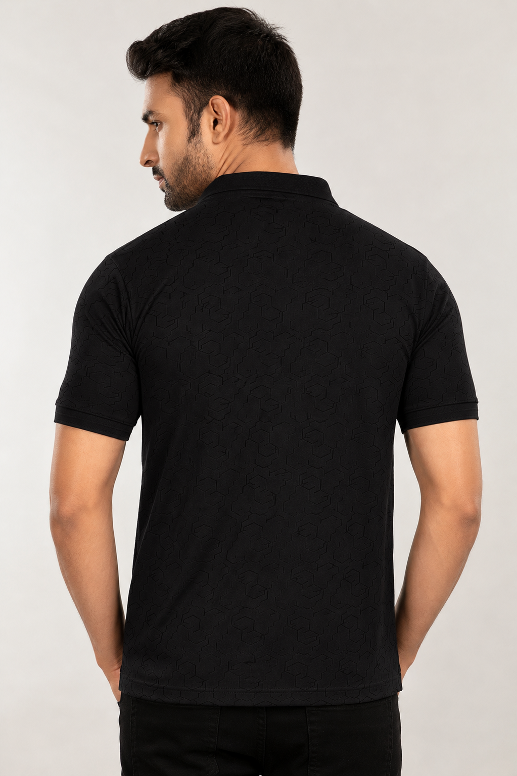 Crazybee < > Hex_Black_polo