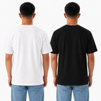 Pack of 2 Solid Tshirt (White & Black)
