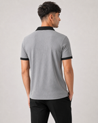 Pack of 2 Polo RIB (White_Black & Grey_Black)