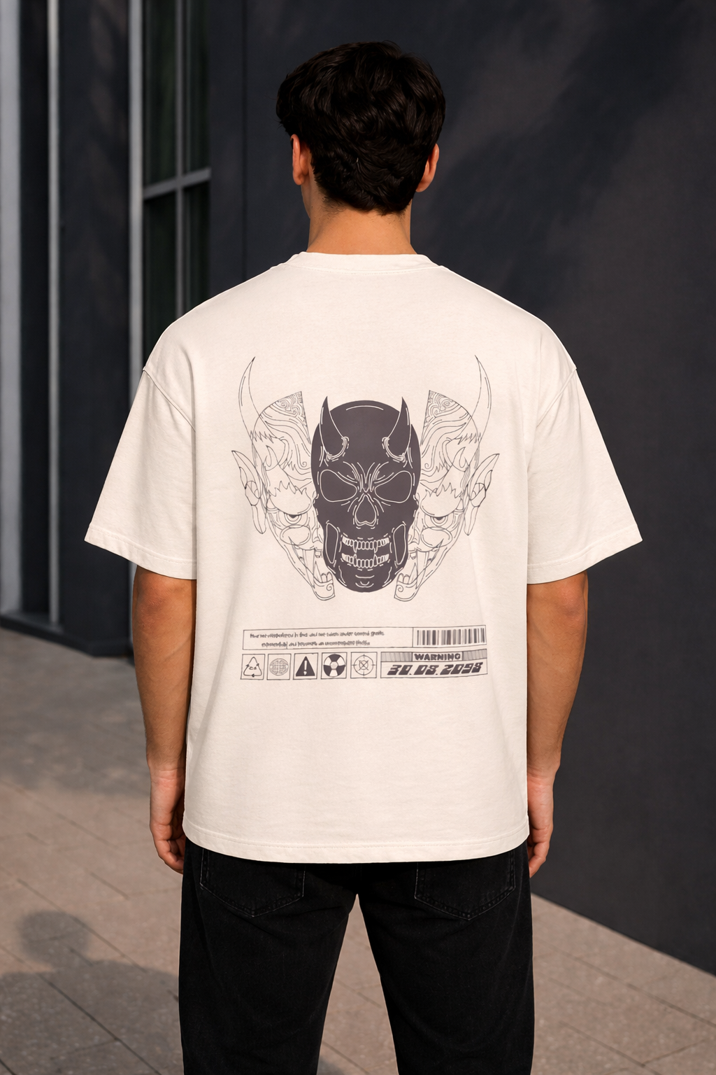 Egg White, White t-shirt for men - MavinClub Crazybee