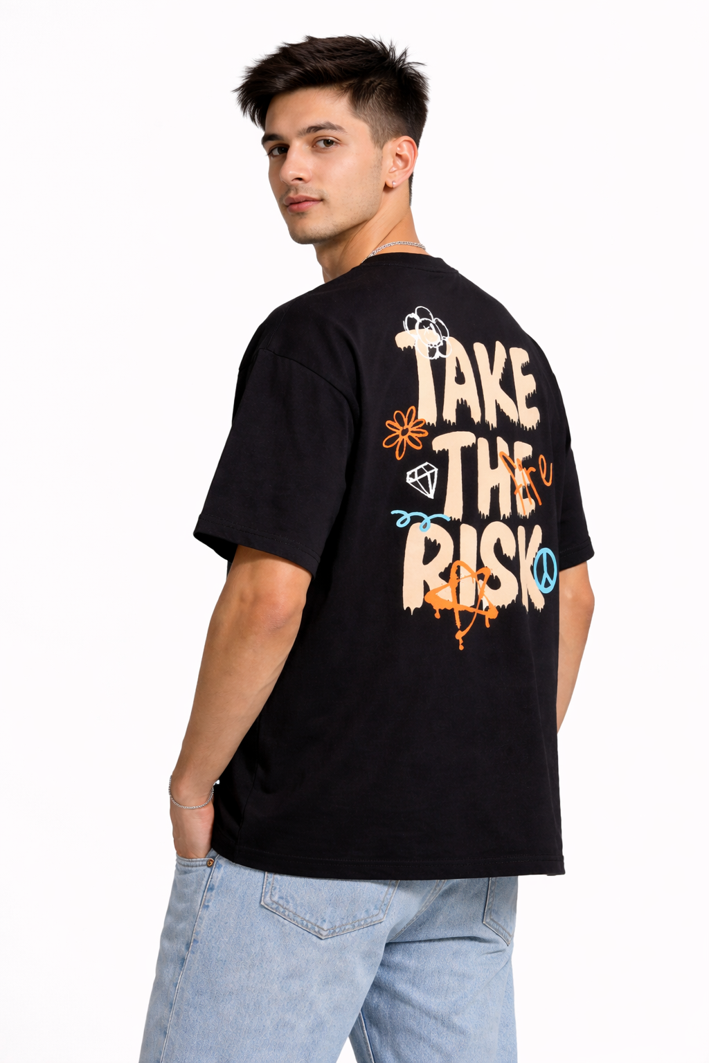Black t-shirt for men - MavinClub Crazybee