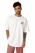 White backprint t-shirt for men - Sasuke - MavinClub