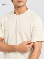 Crazybee || Pack of 2 - Raglan - Yellow + OffWhite Raglan