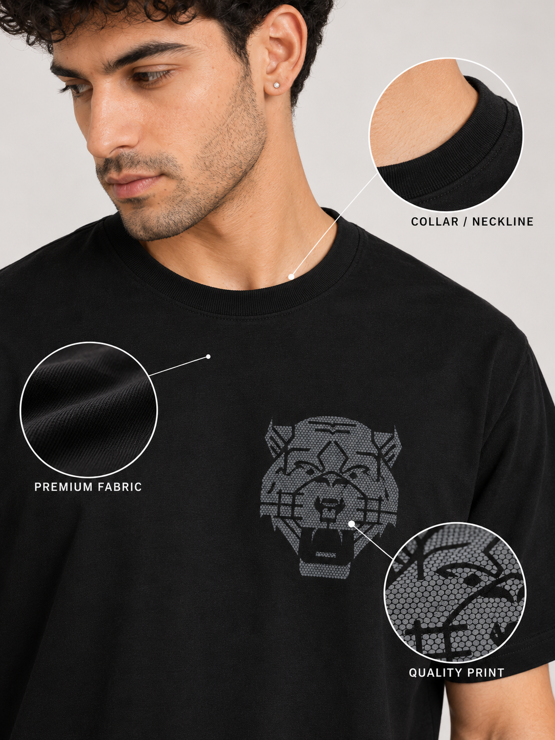 Crazybee || Pack of 2 - Bei-Smile & Bull Fearless Blk-Deal