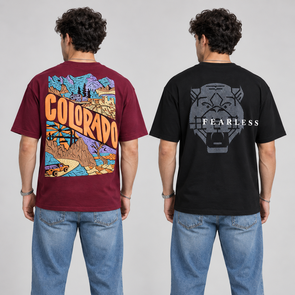 CRAZYBEE || Pack of 2 - Mar-Colorado & Bull Fearless Blk-Deal