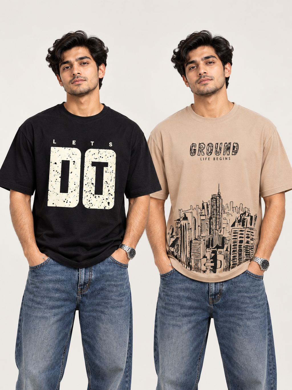 CRAZYBEE || Pack Of 2 = Bei_Ground + Blk_DoIt-Deal
