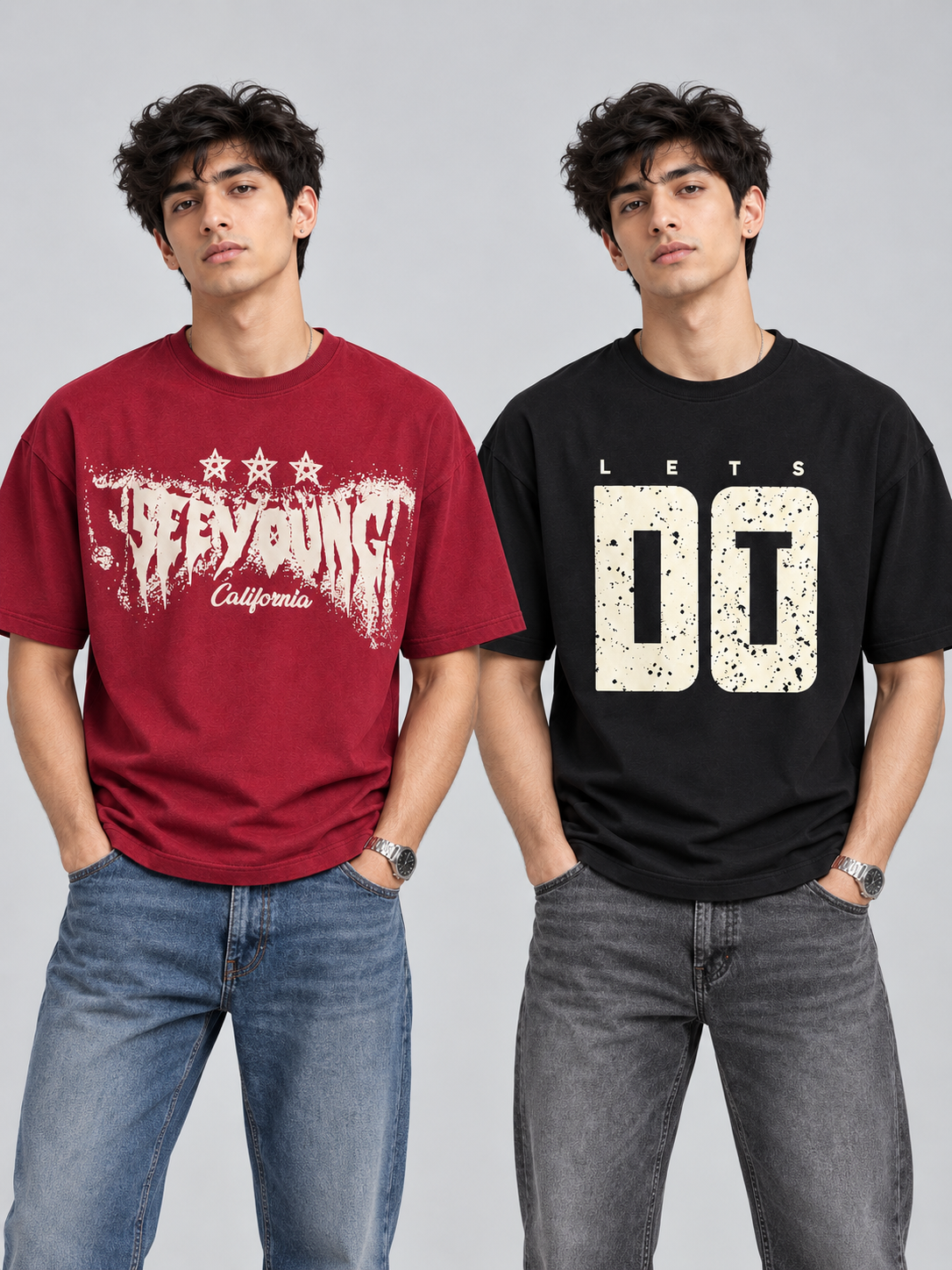 CRAZYBEE || Pack Of 2 - Mar_California & Blk_DoIt_Deal