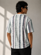 PO2 Cotton Rib <> Stone Flow + Green Tie-Dye