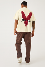 Pack of 2 Off White, White t-shirts combo for men - MavinClub