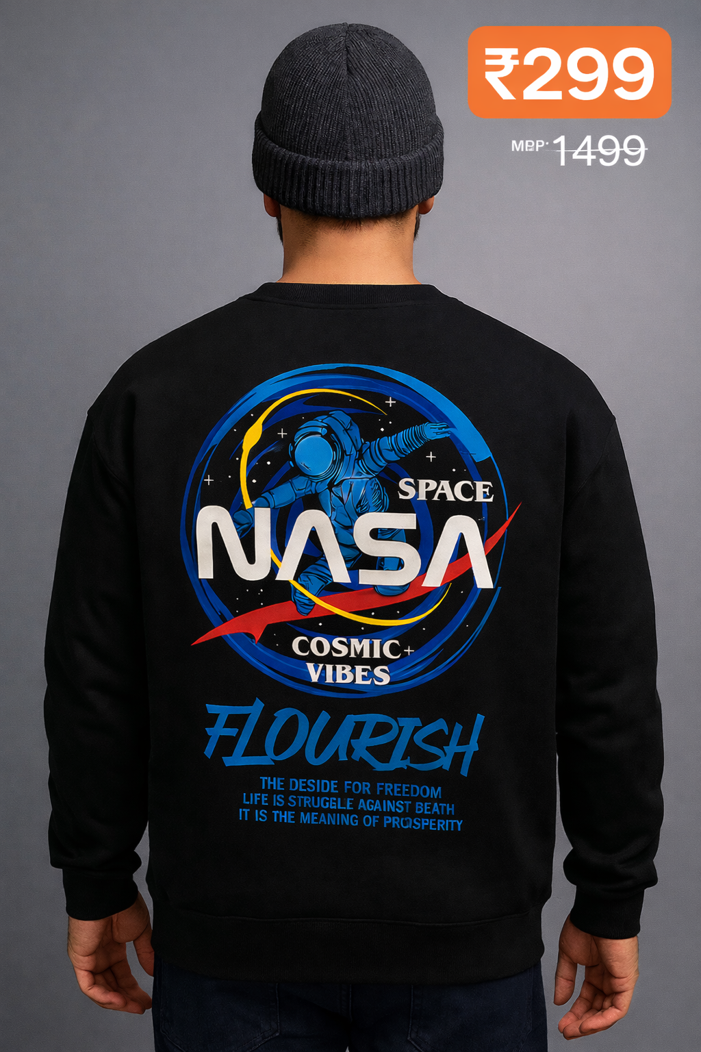 Men's blue hoodie - MavinClub