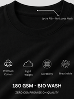 Pack of 2 Plain Tshirt (Pista + Black)