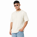 Pack of 2 Solid Tshirt  (Off white & Pista)