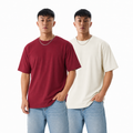 Pack of 2 plain tshirt (Off white & Maroon)