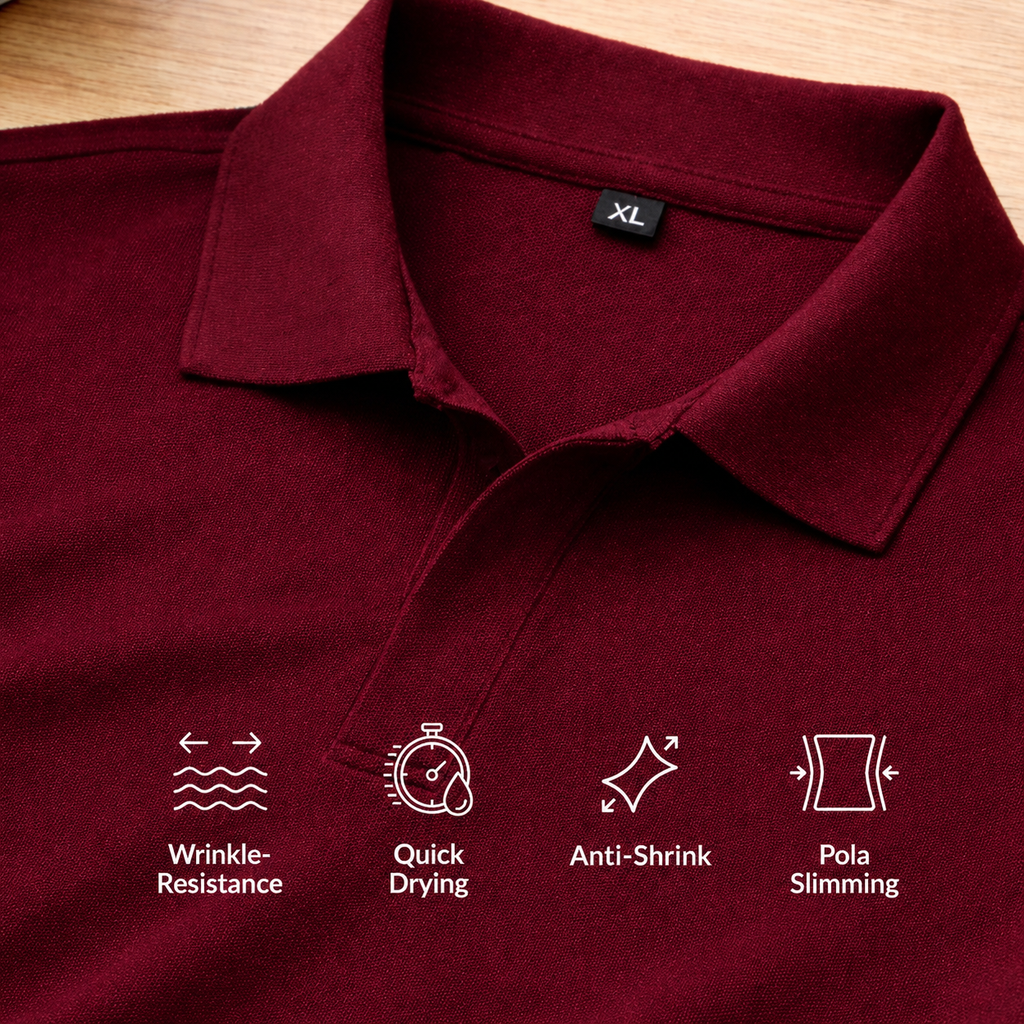 Pack of 2 Polo -- (Beige && Maroon)