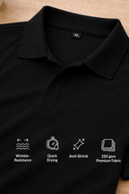 Pack of 2 Polo - (Beige & Black)