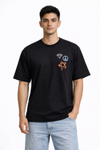 Black t-shirt for men - MavinClub Crazybee