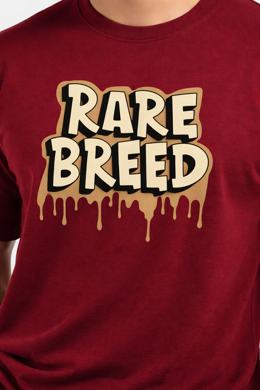 Maroon t-shirt for men - MavinClub Crazybee