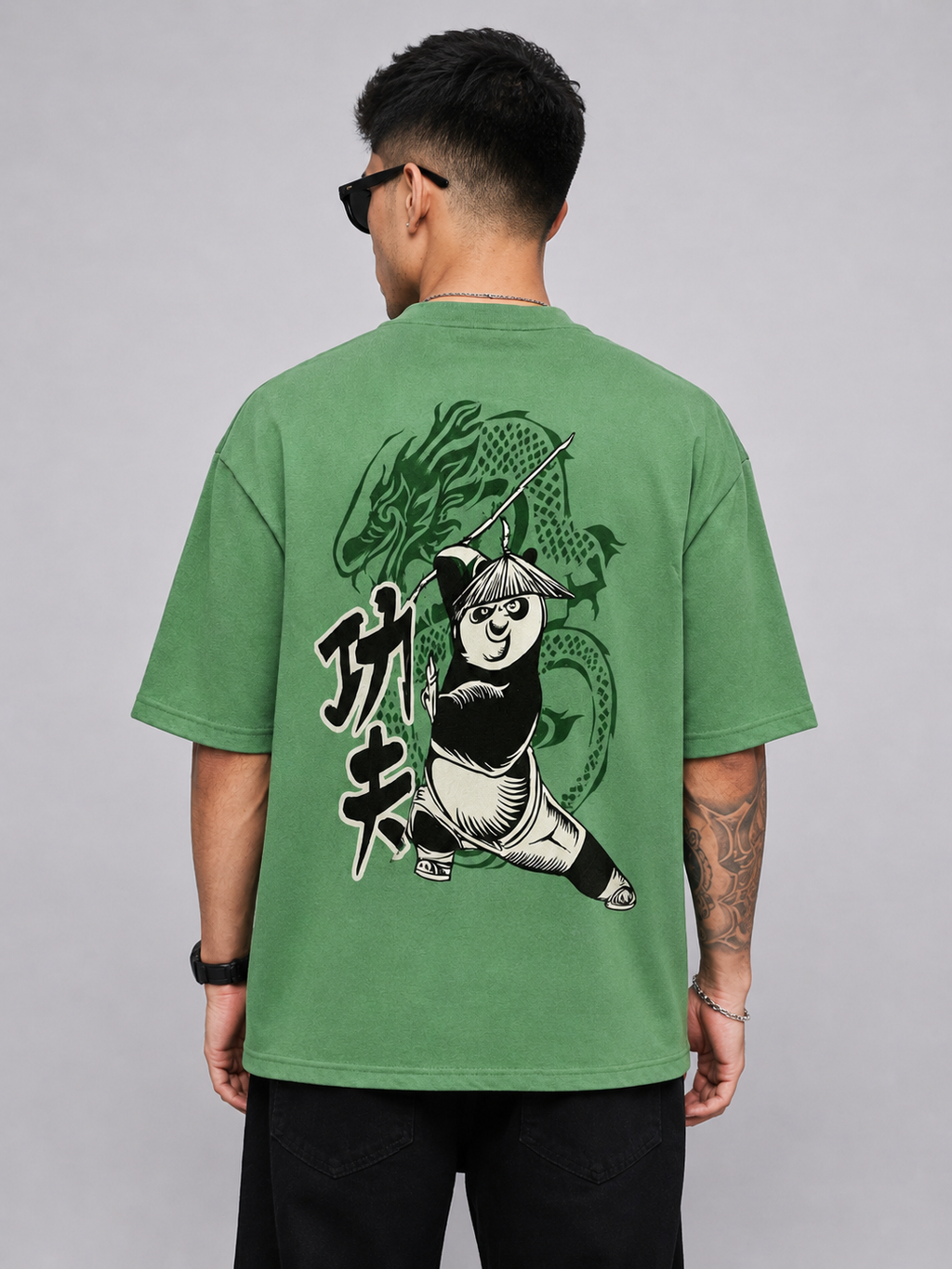 Pack of 2 Tshirts- (Pis-Panda & Moon Nasa)-Deal