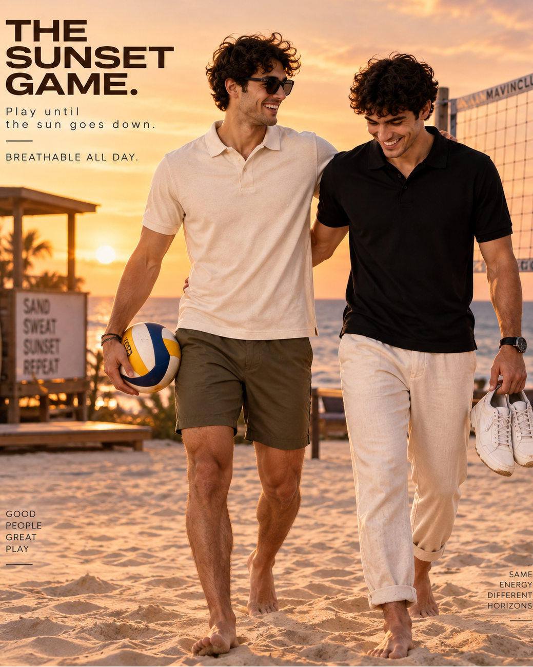 Pack of 2 Polo - (Black & Off White) - Deal