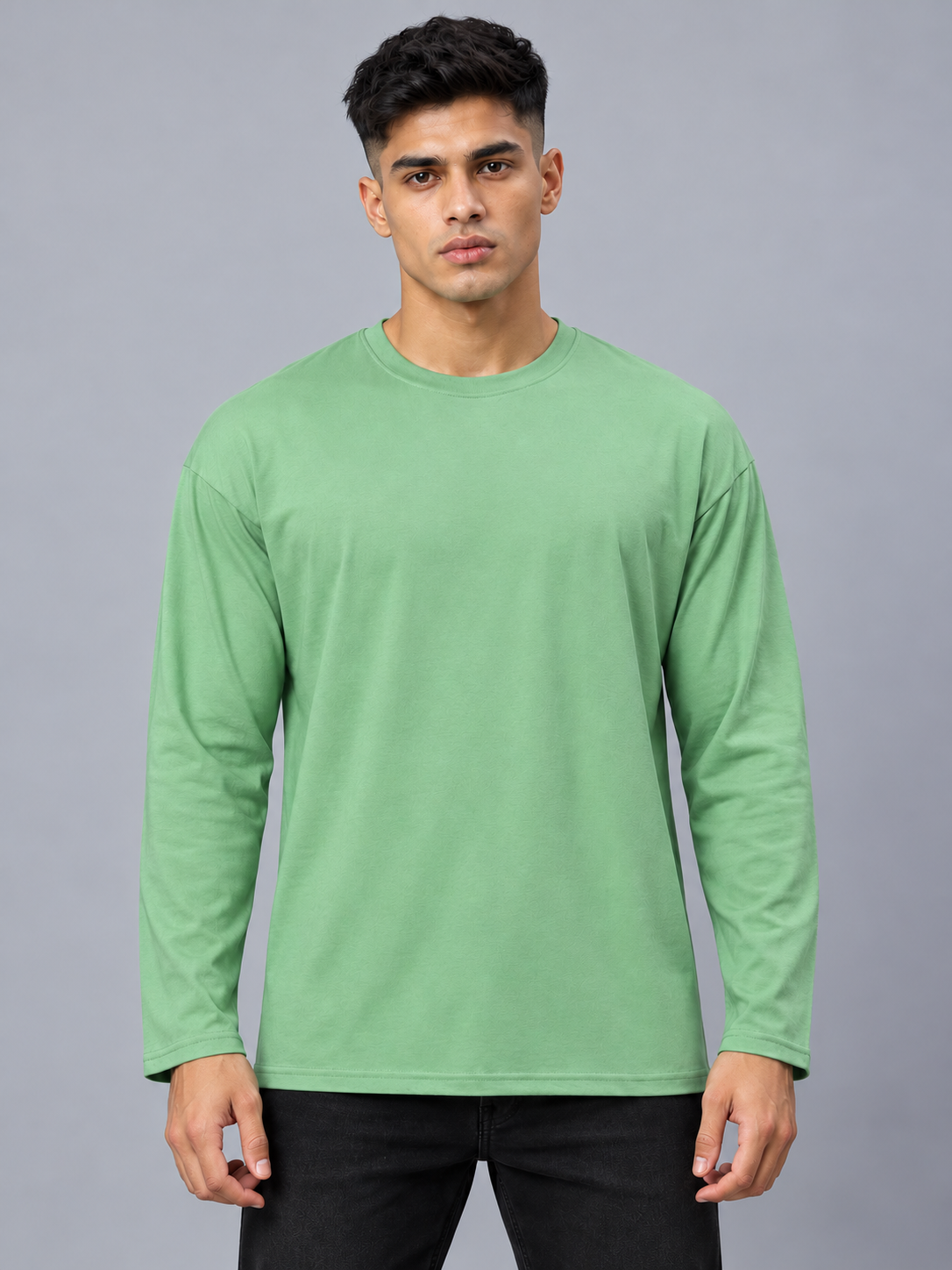 CRAZYBEE || Full Sleeve Tshirt -Pista