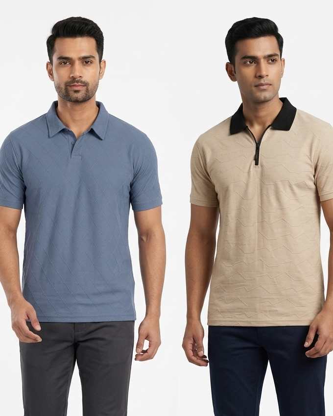 Pack of 2 Blue Diamond Self & Citizen OffWhite/Blk  - Deal