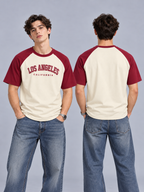 CRAZYBEE || PO2- Contrst  Raglan - Pista_hustle+Mar_Los Angl