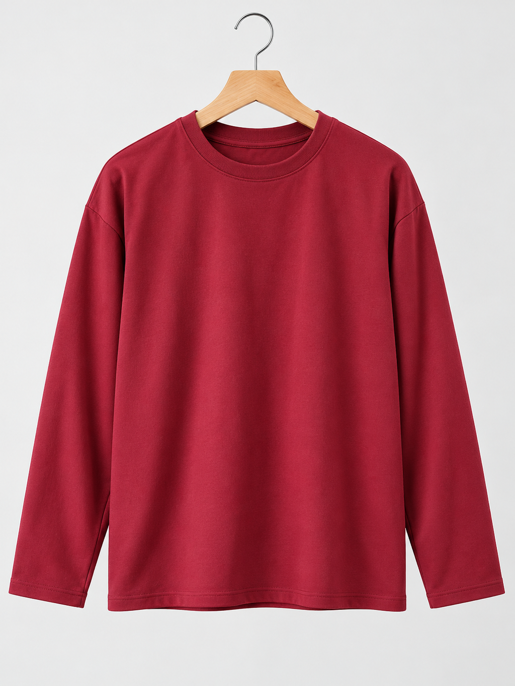 CRAZYBEE || FullSleeve Tshirt - Maroon