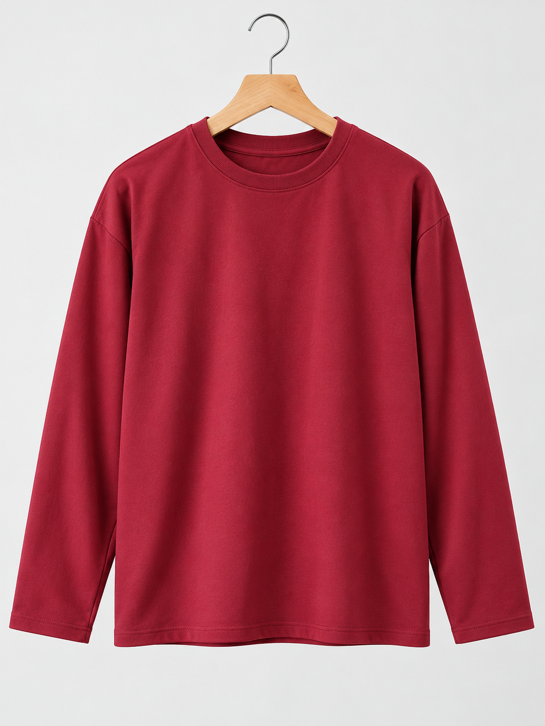 CRAZYBEE || FullSleeve Tshirt - Maroon