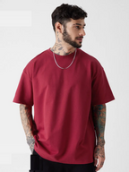 Maroon t-shirt for men - MavinClub Crazybee
