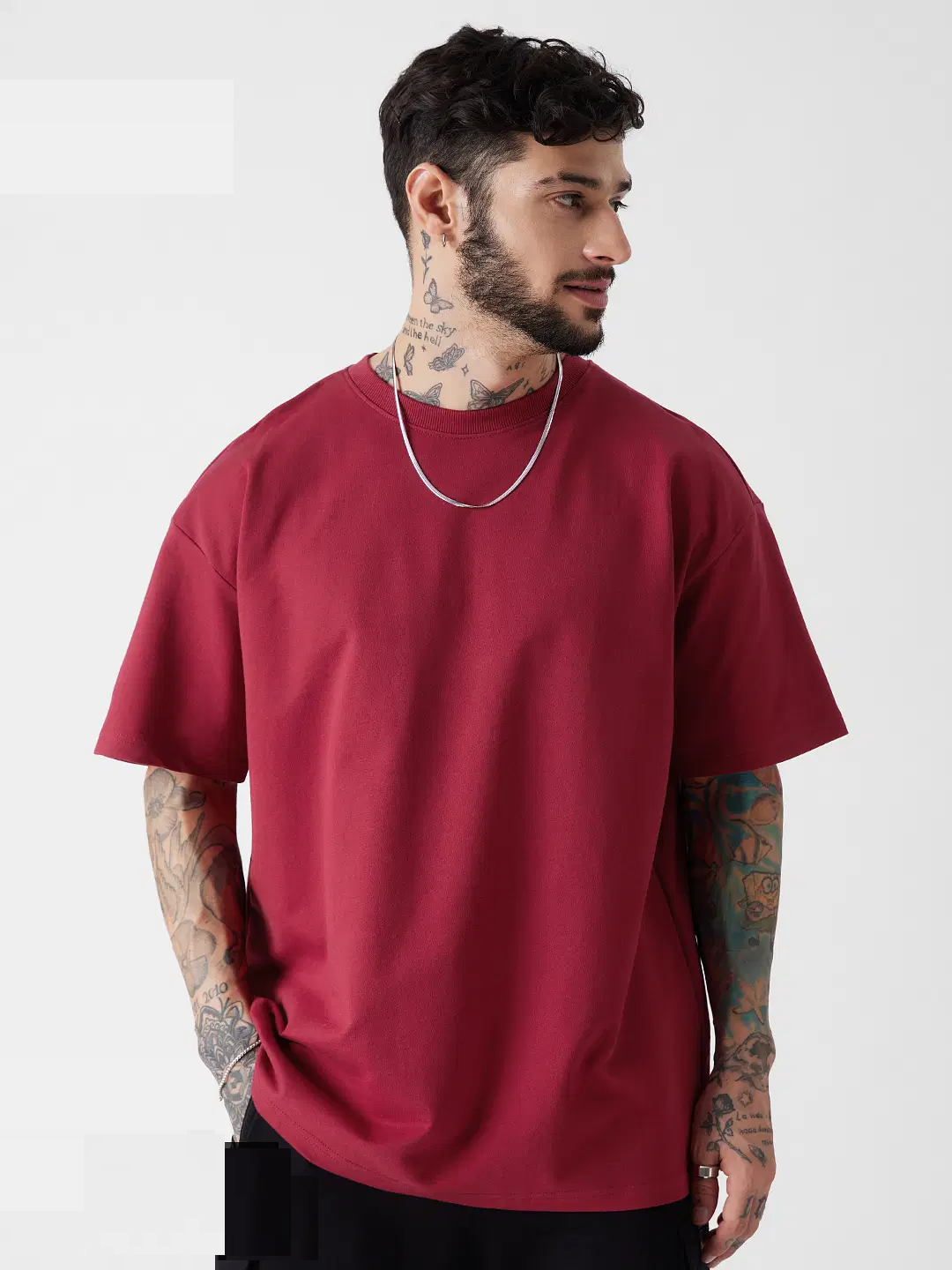 Maroon t-shirt for men - MavinClub Crazybee