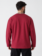 CRAZYBEE || FullSleeve Tshirt - Maroon