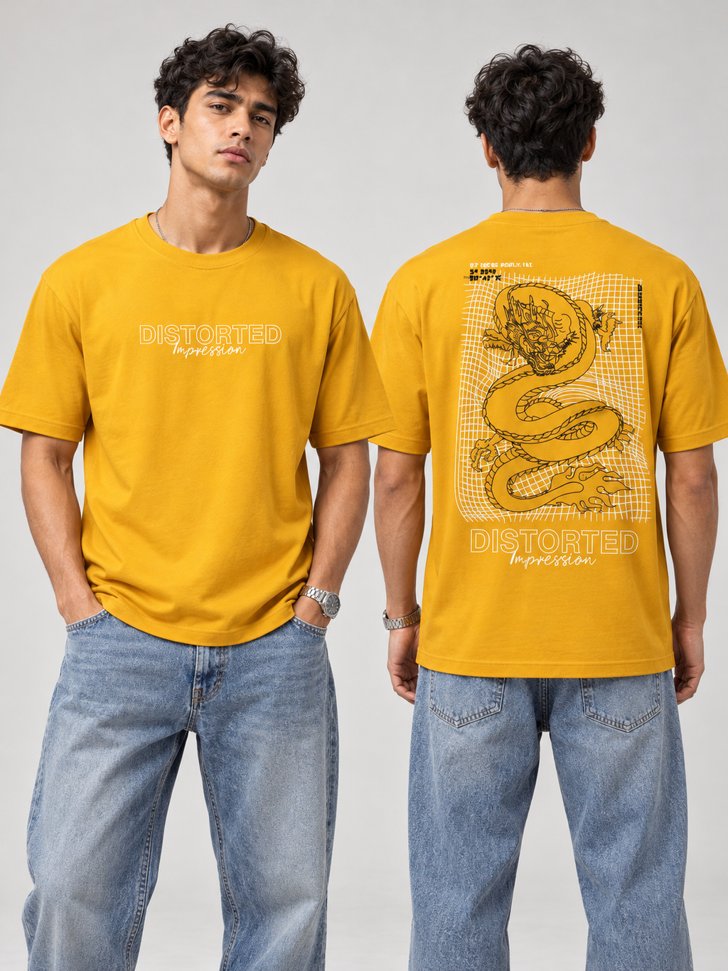 CRAZYBEE || PO2 printed- Yellow Dragon +Wings Of Freedom