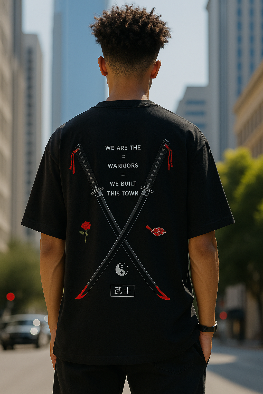 backprint t-shirt for men - MavinClub