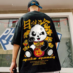 Oversized red t-shirt for men - MavinClub