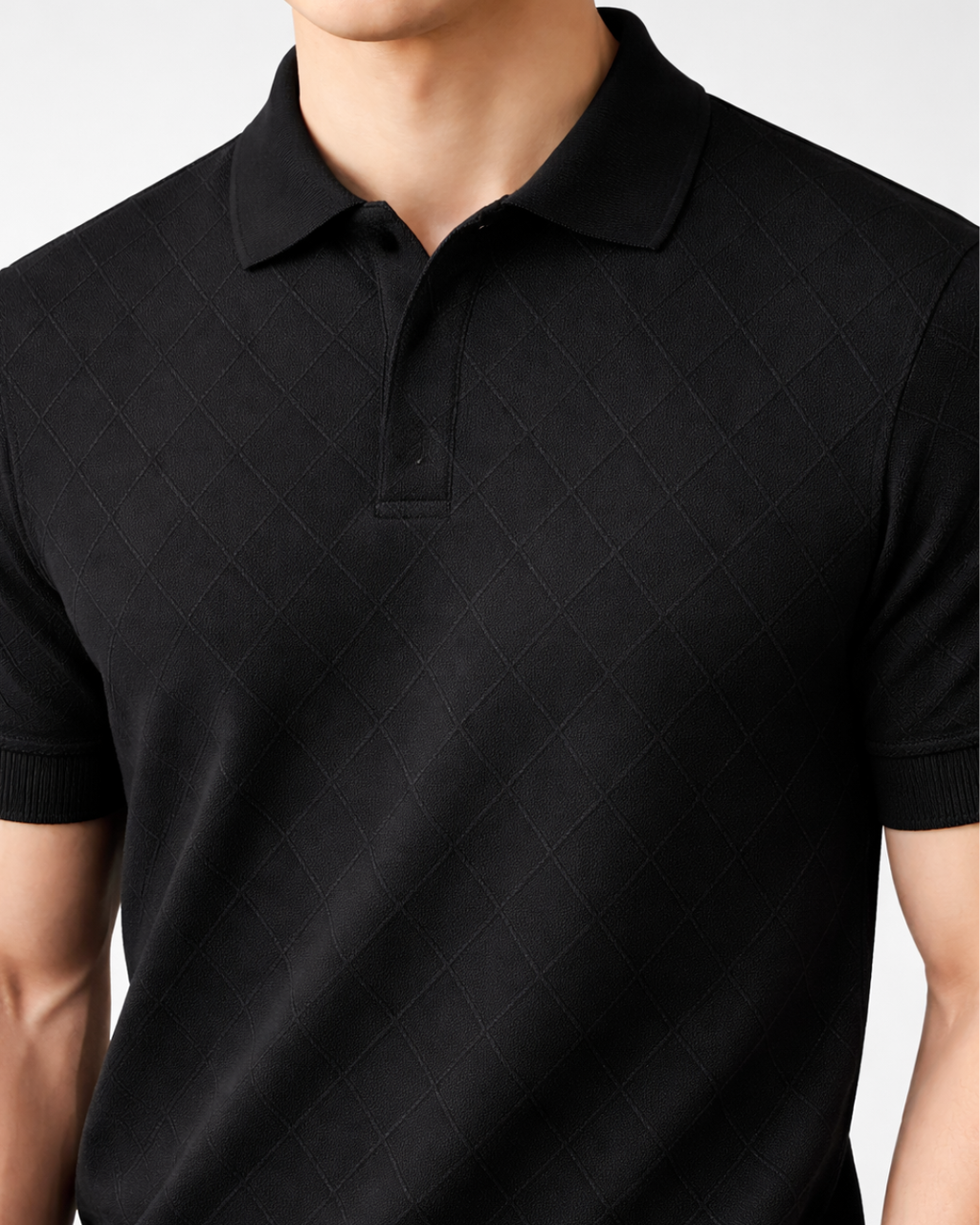 Men's Black polo t-shirt - MavinClub Crazybee