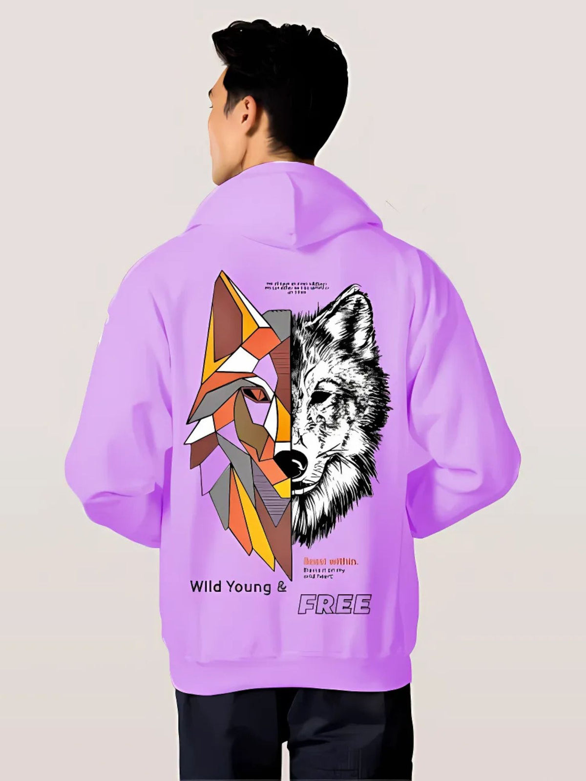Men's lavender hoodie - MavinClub