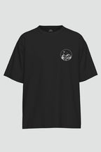 Black backprint t-shirt for men - MavinClub