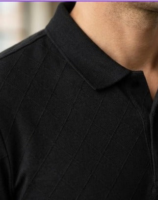 Men's Black polo t-shirt - MavinClub Crazybee